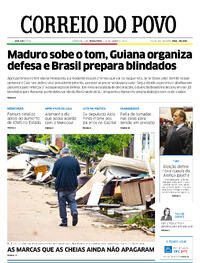 Capa do jornal Correio do Povo 05/12/2023