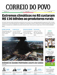 Capa do jornal Correio do Povo 07/12/2023