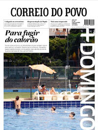 Capa do jornal Correio do Povo 14/01/2023