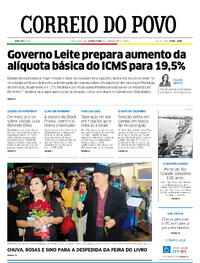 Capa do jornal Correio do Povo 16/11/2023