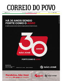 Capa do jornal Correio do Povo 23/11/2023
