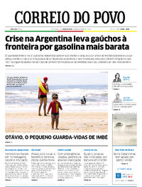 Capa do jornal Correio do Povo 28/12/2023