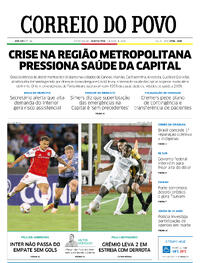 Capa do jornal Correio do Povo 03/04/2024
