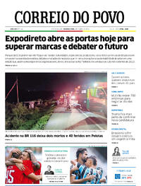 Capa do jornal Correio do Povo 04/03/2024