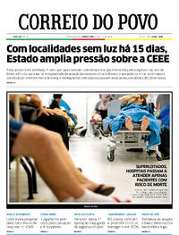 Capa do jornal Correio do Povo 04/04/2024