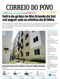 Capa do jornal Correio do Povo 05/01/2024