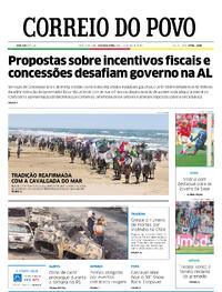 Capa do jornal Correio do Povo 05/02/2024