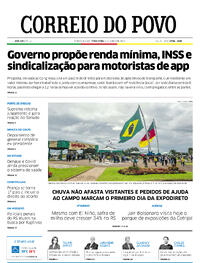 Capa do jornal Correio do Povo 05/03/2024