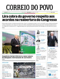 Capa do jornal Correio do Povo 06/02/2024