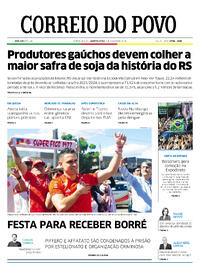 Capa do jornal Correio do Povo 06/03/2024