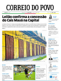 Capa do jornal Correio do Povo 07/02/2024
