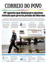 Capa do jornal Correio do Povo 09/02/2024