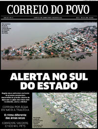 Capa do jornal Correio do Povo 09/05/2024