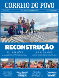 Capa do jornal Correio do Povo 10/05/2024