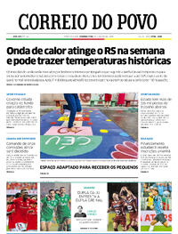 Capa do jornal Correio do Povo 11/03/2024