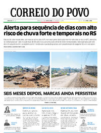 Capa do jornal Correio do Povo 15/03/2024