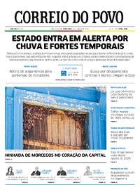 Capa do jornal Correio do Povo 16/01/2024