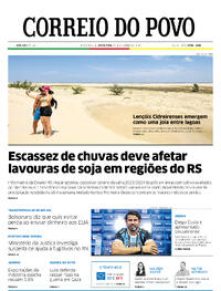 Capa do jornal Correio do Povo 16/02/2024