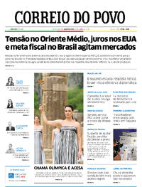 Capa do jornal Correio do Povo 17/04/2024