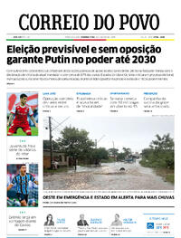 Capa do jornal Correio do Povo 18/03/2024