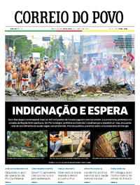 Capa do jornal Correio do Povo 19/01/2024