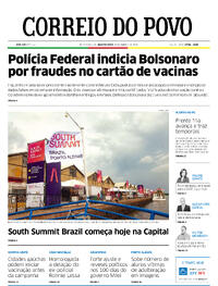 Capa do jornal Correio do Povo 20/03/2024