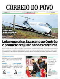 Capa do jornal Correio do Povo 24/04/2024