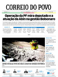Capa do jornal Correio do Povo 26/01/2024
