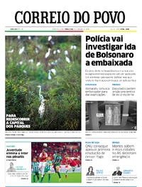 Capa do jornal Correio do Povo 26/03/2024
