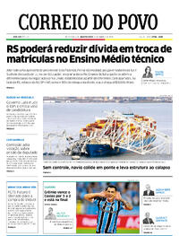 Capa do jornal Correio do Povo 27/03/2024