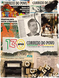 Capa do jornal Correio do Povo 01/10/2025