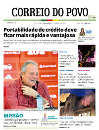 Capa do jornal Correio do Povo 01/12/2025
