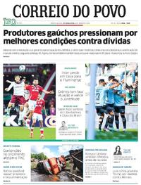 Capa do jornal Correio do Povo 02/06/2025