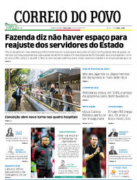 Capa do jornal Correio do Povo 03/06/2025