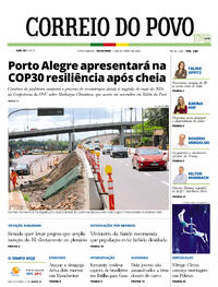 Capa do jornal Correio do Povo 03/10/2025