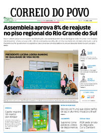Capa do jornal Correio do Povo 04/06/2025