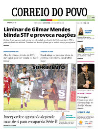 Capa do jornal Correio do Povo 04/12/2025