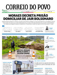 Capa do jornal Correio do Povo 05/08/2025