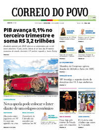 Capa do jornal Correio do Povo 05/12/2025