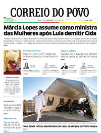 Capa do jornal Correio do Povo 06/05/2025