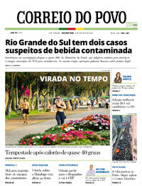 Capa do jornal Correio do Povo 06/10/2025