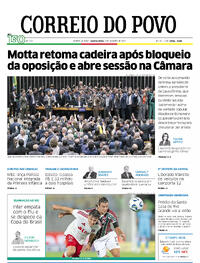 Capa do jornal Correio do Povo 07/08/2025