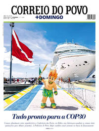 Capa do jornal Correio do Povo 08/11/2025