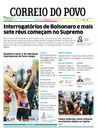 Capa do jornal Correio do Povo 09/06/2025