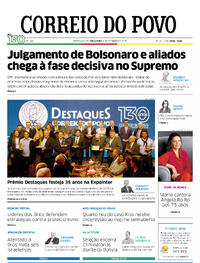 Capa do jornal Correio do Povo 09/09/2025