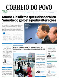 Capa do jornal Correio do Povo 10/06/2025