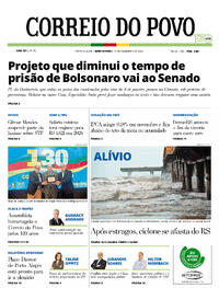 Capa do jornal Correio do Povo 11/12/2025