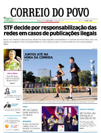 Capa do jornal Correio do Povo 12/06/2025