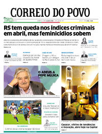 Capa do jornal Correio do Povo 14/05/2025