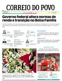 Capa do jornal Correio do Povo 16/05/2025